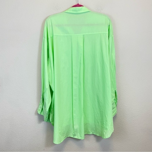 Signature8 Lime Oversized Poplin Button Down Shirt
Size Large - Picture 9 of 11